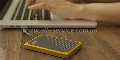 SSD  USB 3.0 WD Passport Go 500GB Yellow (WDBMCG5000AYT-WESN)
