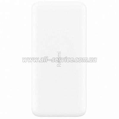   Xiaomi Redmi Power Bank 20000 mAh Micro-USB/USB-C PB200LZM QC3.0 2USB White (VXN4265CN)