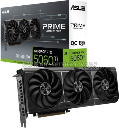  ASUS GeForce RTX5060Ti 8Gb PRIME OC (PRIME-RTX5060TI-O8G)