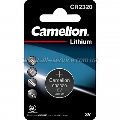  CR 2320 Lithium * 1 Camelion (CR2320-BP1)