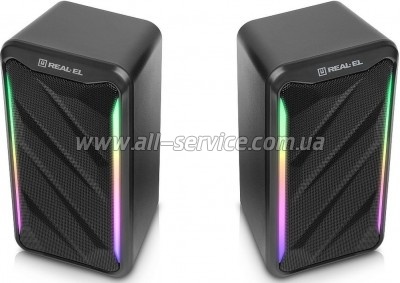   REAL-EL S-130 USB Black (EL121100018)
