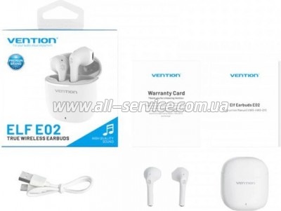 �������� Vention Elf Earbuds E02 White (NBGW0)