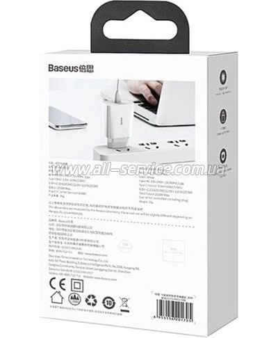 �������� ������� Baseus Speed Mini White (CCFS-SN02)