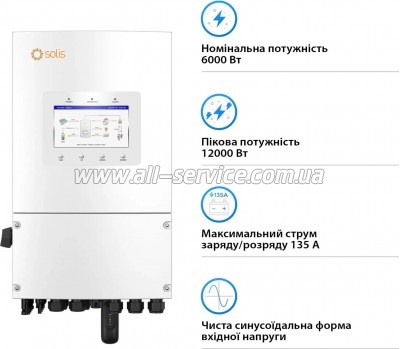 ��������� �������� Solis S6 6kW (S6-EH1P6K-L-PLUS)