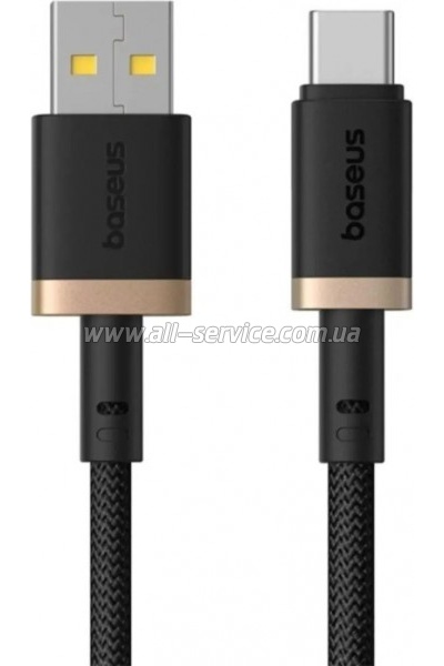 ���� ������ USB AM to USB-C 1.0m 60W black/gold Baseus (P10377802U01-00)