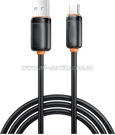 ���� ������ USB 2.0 AM to USB-C 1.0m 3A black XO (NB302-AC.black)