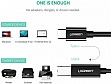������ ��� �������� USB-C 2.0 to BM 2.0m US241 black Ugreen (50446)