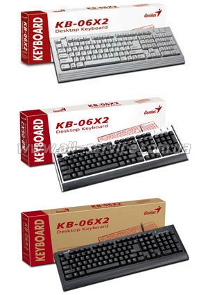  Genius KB-06X2 PS/ 2 Metallic BB (31300679100)