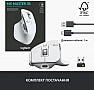  Logitech MX Master 3S Performance Wireless Mouse Bluetooth Pale Grey (910-006560)