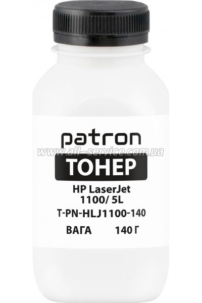 ����� Patron HP LaserJet 1100/ 5L ����� 140� Black (PN-HLJ1100-140)