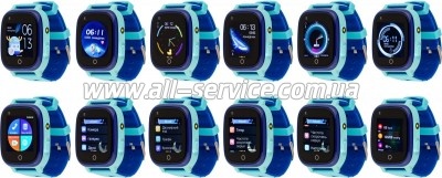 �����-���� Amigo GO005 4G WIFI Kids waterproof Thermometer Blue (747017)