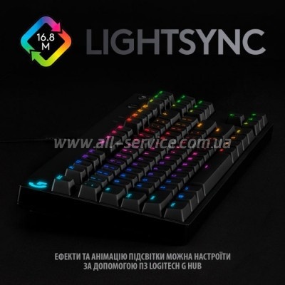  Logitech G PRO Mechanical Gaming USB UA Black (920-009392)