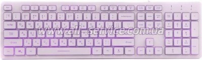  Gembird KB-UML3-01-W-UA USB White (KB-UML3-01-W-UA)