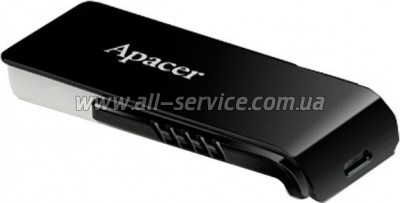  Apacer 32GB AH350 Black RP USB3.0 (AP32GAH350B-1)