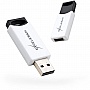  eXceleram 64GB H2 Series White/Black USB 2.0 (EXU2H2W64)