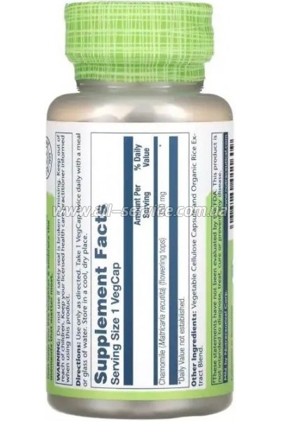 -  Solaray , 350 , Chamomile, 100   (SOR-01160)
