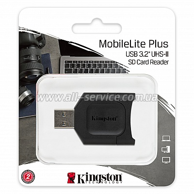  Kingston USB 3.1 SDHC/SDXC UHS-II MobileLite Plus (MLP)