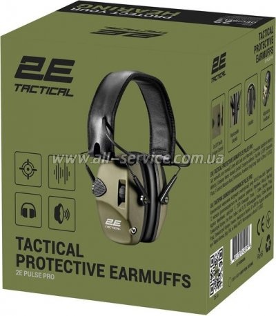    2E Pulse Pro NRR 22 dB  Army Green (2E-TPE026ARGN)