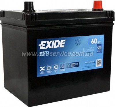   EXIDE START-STOP EFB 60A (EL604)