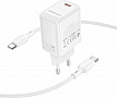 �������� ������� BOROFONE BN26 Fuente USB-C PD20W + cable USB-C to USB-C White (6941991120251)