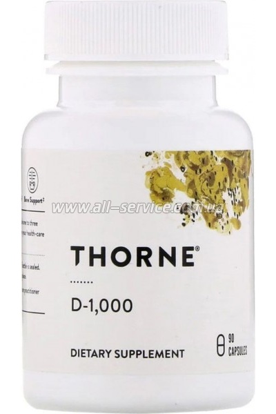  Thorne Research  D3, 1000, 90  (THR-12801)
