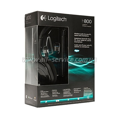  Logitech Wireless Headset H800 (981-000338)