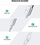 ���� ������ USB 2.0 AM to USB-C 0.25m 3A braided US288 white Ugreen (60129)