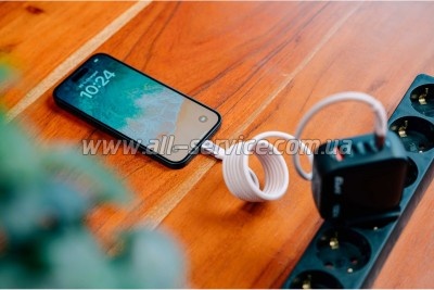 ���� ������ USB-C to USB-C 1.2m Magnetic 100W gray Verbatim (31854)