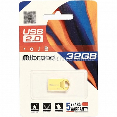  Mibrand 32GB Hawk Gold USB 2.0 (MI2.0/HA32M1G)