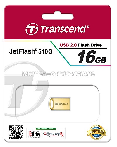  16GB Transcend JetFlash 510 Gold (TS16GJF510G)