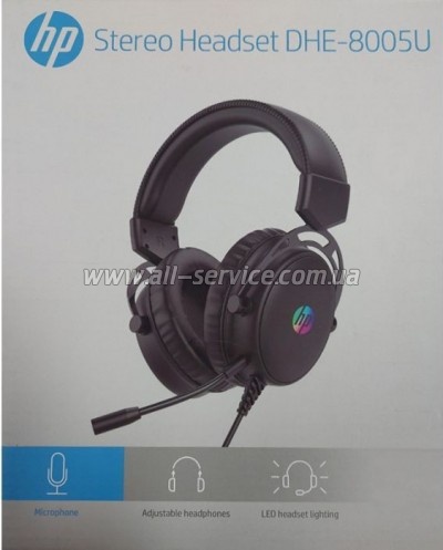  HP DHE-8005 Gaming USB 7.1 Black (DHE-8005U)