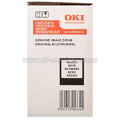  OKI C810/ 830/ MC860 BLACK (44064012)