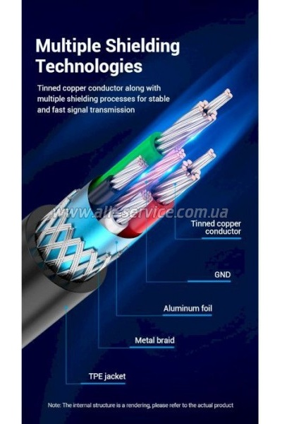    USB 2.0 CM/ BM 2.0m 2.4 480Mbps Vention (CQUBH)