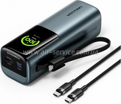 Батарея универсальная Vention 20000mAh PD 165W Gray (FKFH0) Батарея универсальная Vention 20000mAh PD 165W Gray (FKFH0)