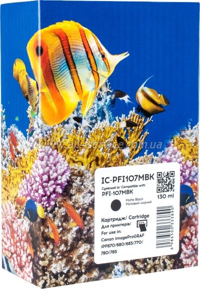 �������� Barva Canon PFI-107MBK / 6704B001 Black (IC-PFI107MBK)