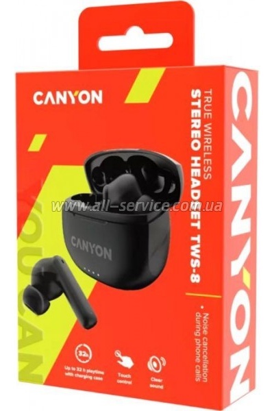  Canyon TWS-8 Black (CNS-TWS8B)