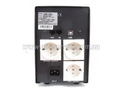  Powercom BNT-1000AP Schuko USB