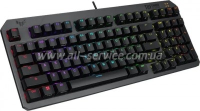 ���������� ASUS TUF Gaming K3 Gen II Opti-Mech RGB Red Switches USB UA Black (90MP0390-BKMA00)