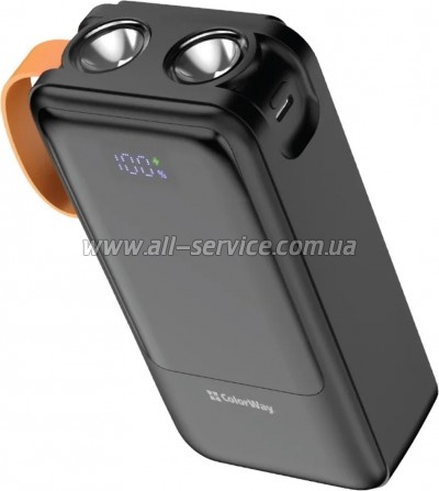 ������� ������������� ColorWay 30000mAh PowerHub PD 22.5W Black (CW-PB300LP07BK)
