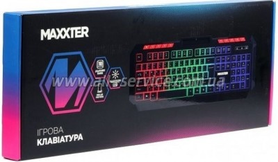  Maxxter KBG-UML-02B-UA USB UA Black (KBG-UML-02B-UA)