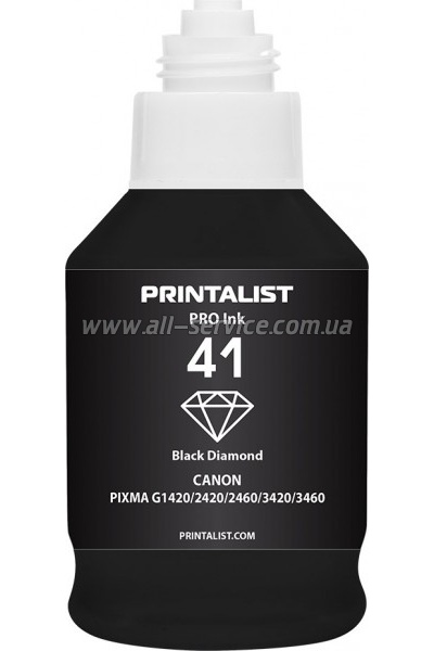  PRINTALIST GI-41 Canon Pixma G2420/ G3420 190 Black Pigmented (PL41BP)