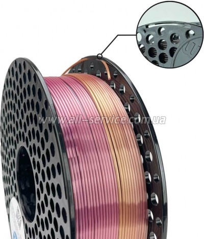 ������� ��� 3D-�������� AzureFilm PLA SILK 1,75mm 1kg Rainbow Tropicana (FL171-2463)