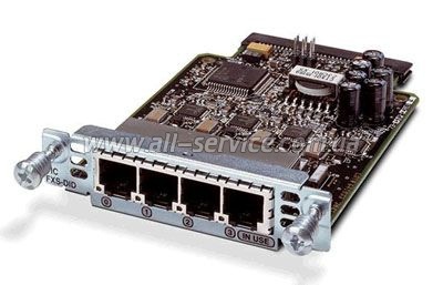  Cisco Four-Port Voice Interface Card - FXS and DID (VIC3-4FXS/DID=)