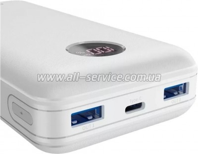 ������� ������������� Canyon PB-2002 20000mAh, PD/ 20W White (CNE-CPB2002W)
