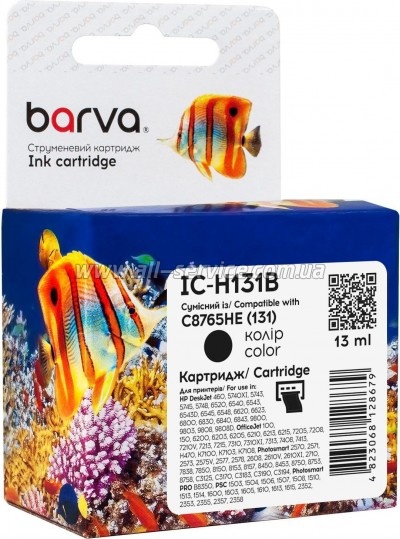  Barva HP 131/ C8765HE black (IC-H131B)