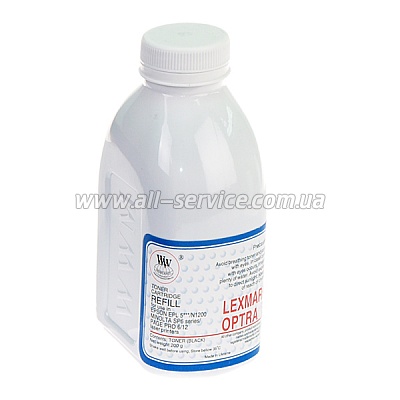 Тонер WWM EPSON EPL-5200/ OPTRA E бутль 200 г (TB33) Тонер WWM EPSON EPL-5200/ OPTRA E бутль 200 г (TB33)