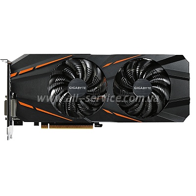 Видеокарта Gigabyte GTX1060 6GB GDDR5X GAMING (GV-N1060G1_GAMING-6GD) Видеокарта Gigabyte GTX1060 6GB GDDR5X GAMING (GV-N1060G1_GAMING-6GD)