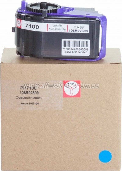 �������� BASF Xerox Phaser 7100 ������ 106R02609 Cyan (BASF-KT-106R02609)