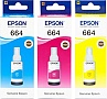   Epson 664 Epson L110/ L210/ L300 C/M/Y (SET664C/M/Y)