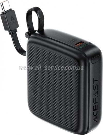 ������� ������������� Acefast 10000mAh 20W PD Black (6974316283973)